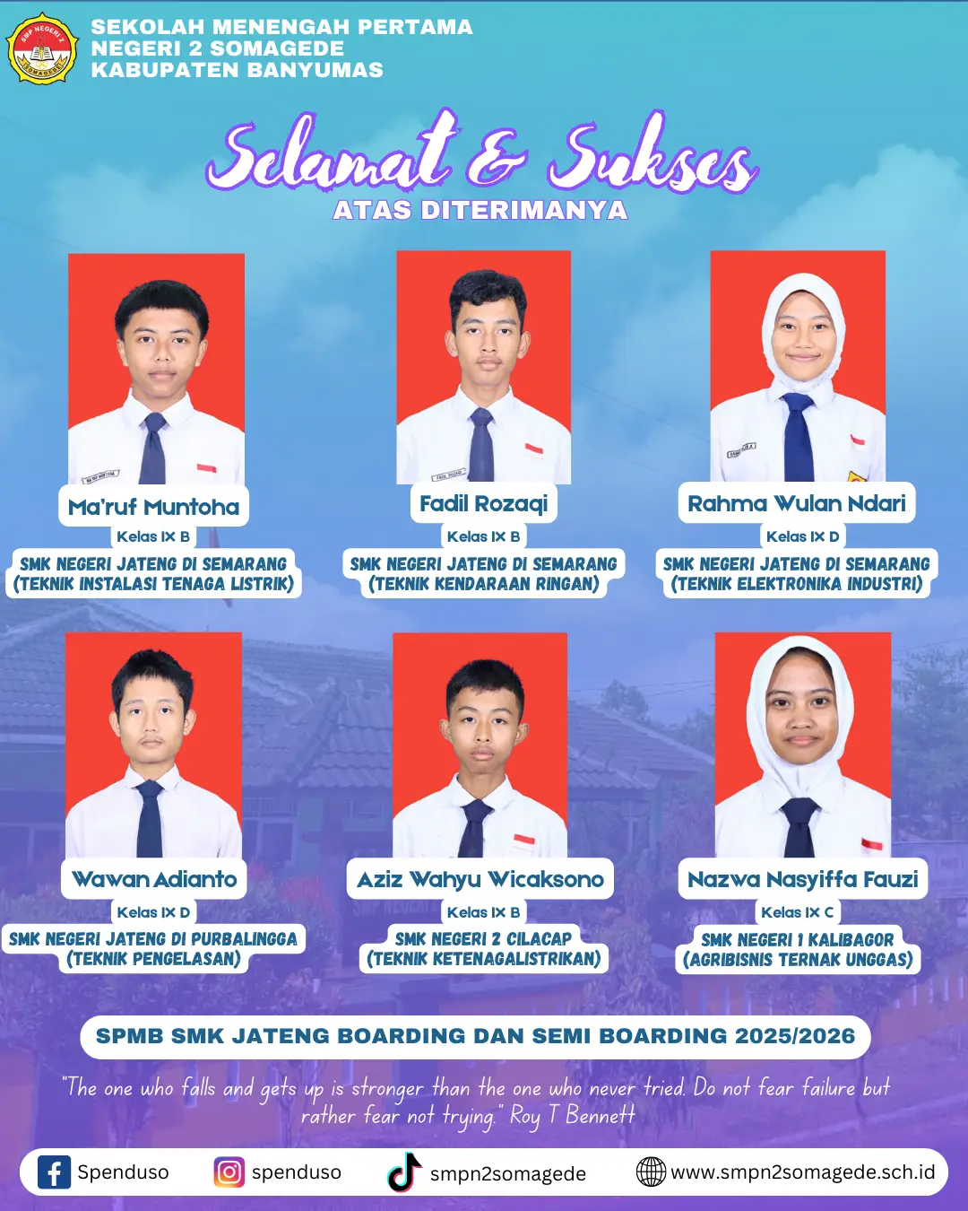 SPMB SMK JATENG (BOARDING DAN SEMI BOARDING) 2025